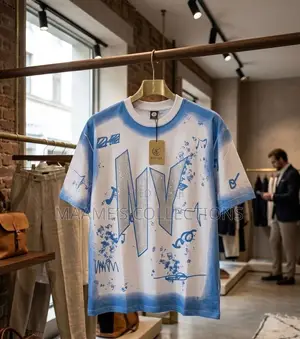 Men's Printed T-Shirt With Vibrant Streetwear Design