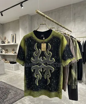 Men's Printed T-Shirt With Vibrant Streetwear Design