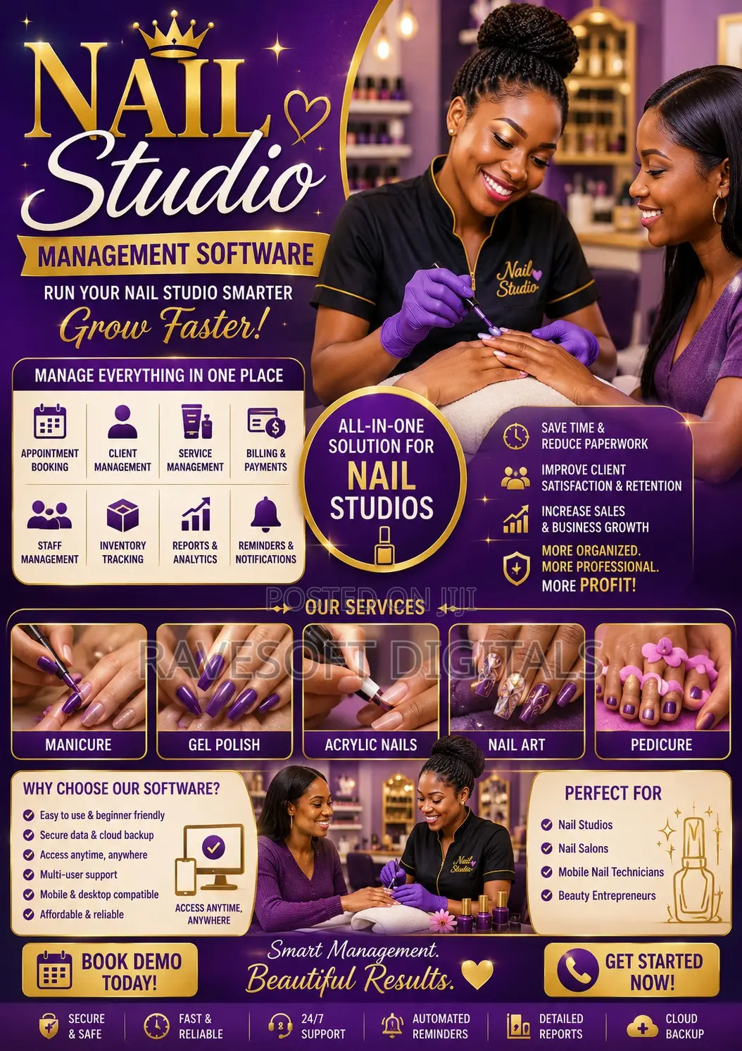 Nail Studio Management Software