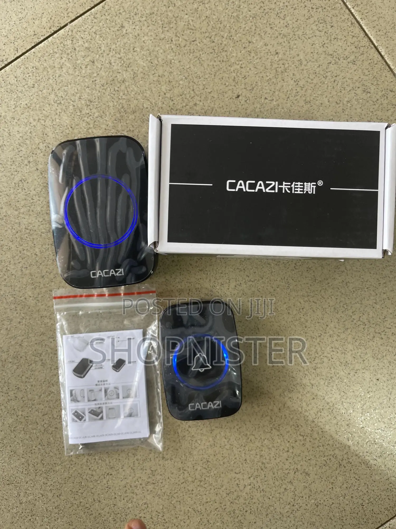 Cacazi Smart Doorbell – Loud Clear Sound