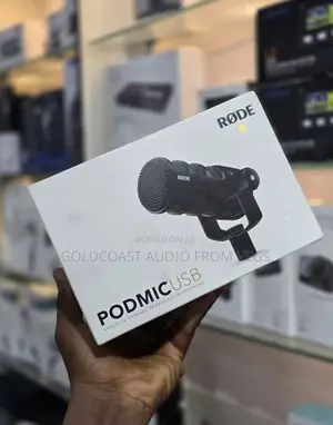 Rode Podmic Usb/XLR Dynamic Broadcast Mic With Pop Filter (Open Box)