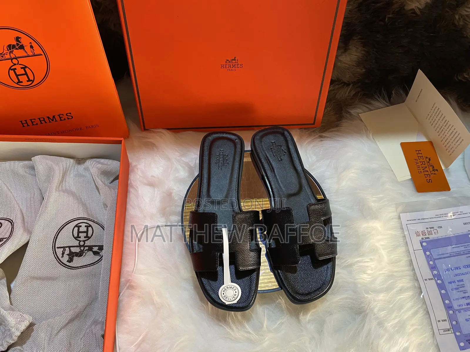 Hermes Slippers