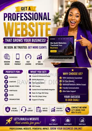 Get A Professional Website To Market Your Businness