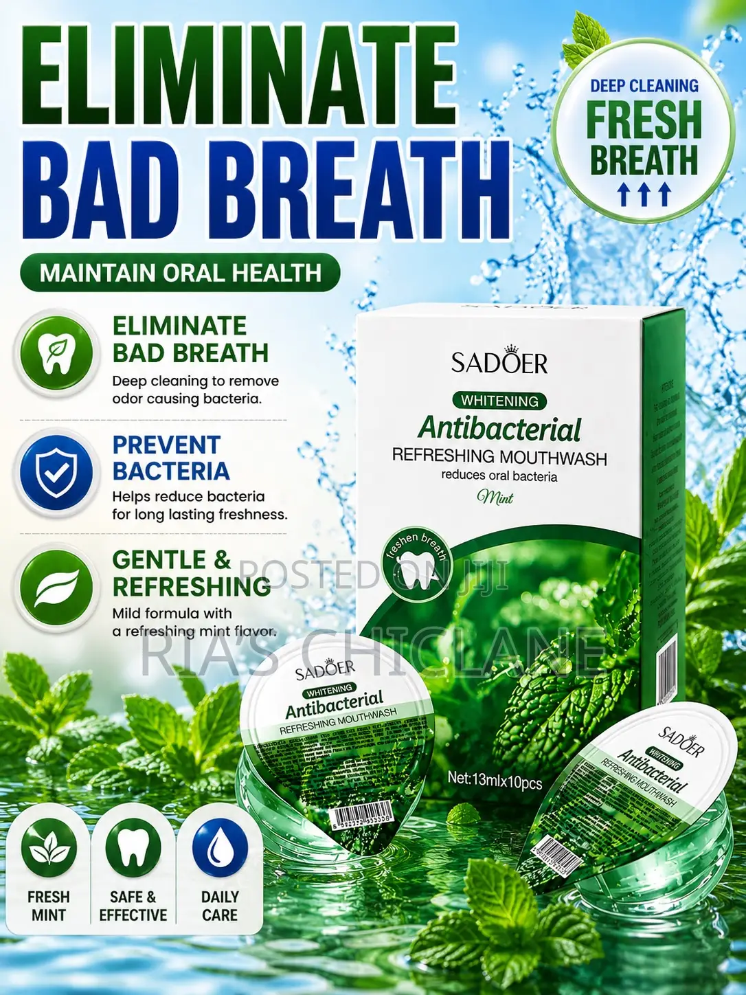 Sadoer Whitening Antibacterial Mouthwash