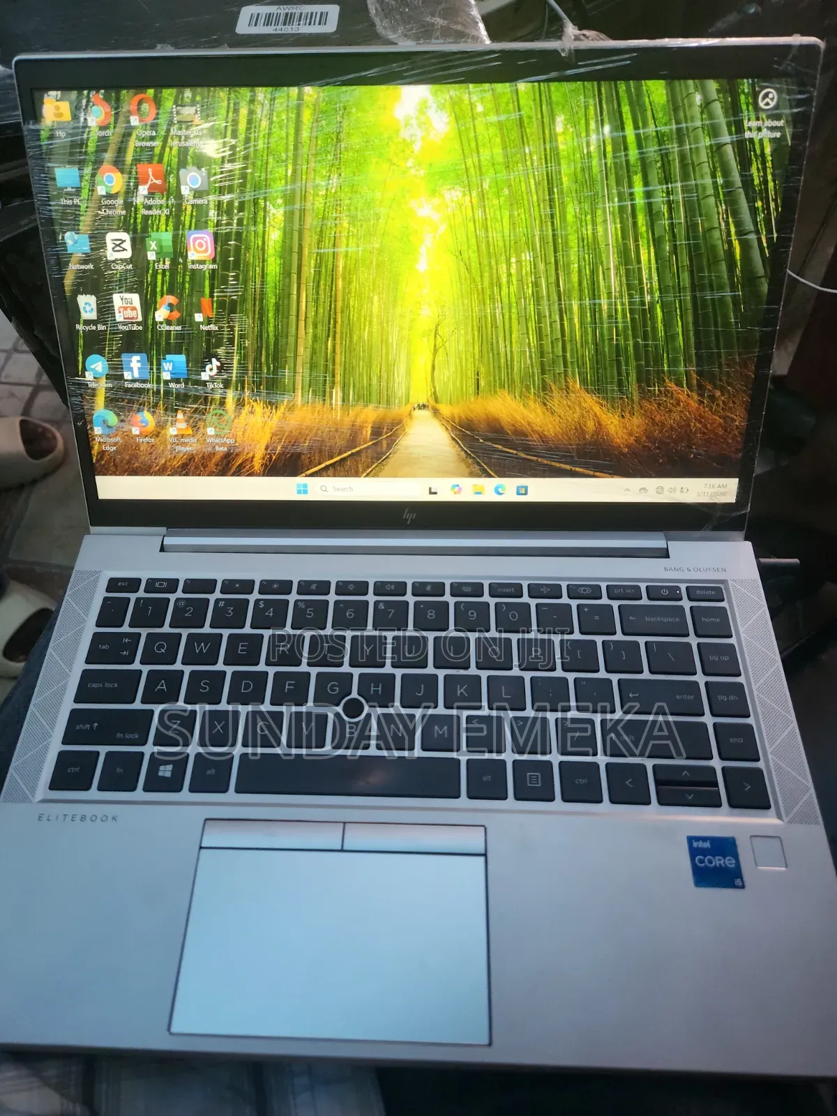 Laptop HP EliteBook 840 G8 16GB Intel Core i5 SSD 256GB