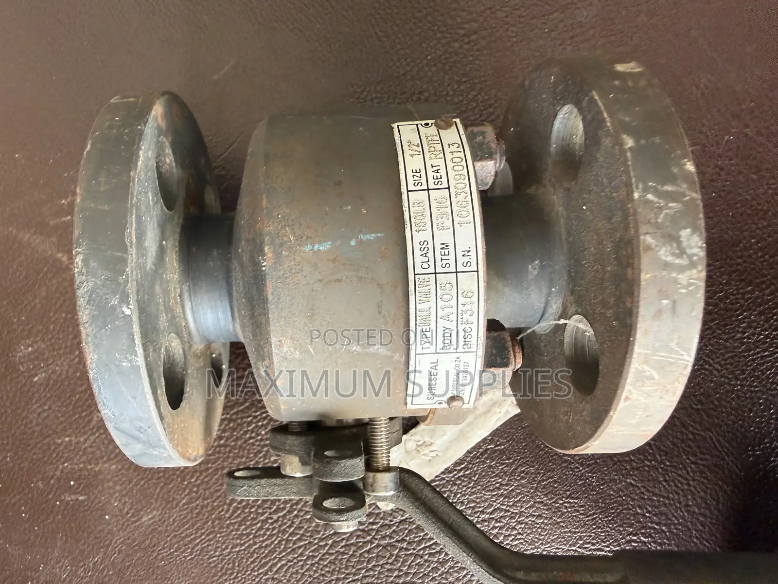 Sureseal A105 1/2" Flanged Floating Ball Valve