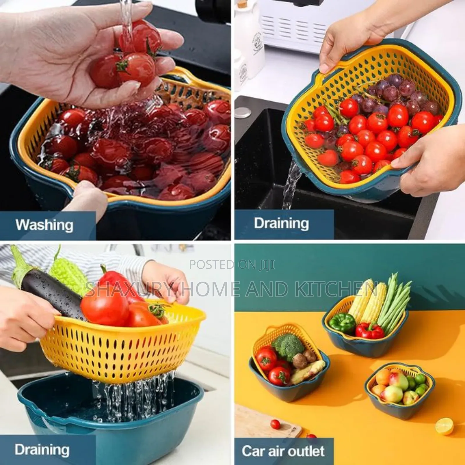8pcs Fruits and Vegetables Strainer