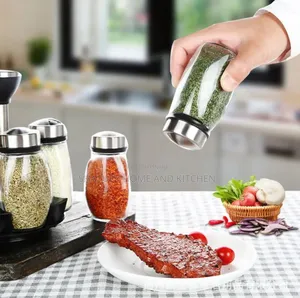6 Pieces Rotatable Spice Jar