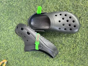 All Black Crocs