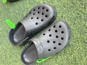 All Black Crocs
