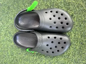 All Black Crocs