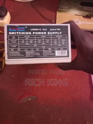 Gaming 500w Power Supply for Sale 280 Cedis ,Price Negotiable