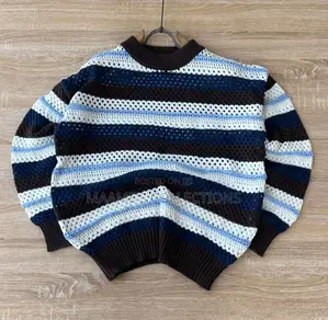 Knit Stripes Sweater (Sizes , Xl, 2xl, 3xl)