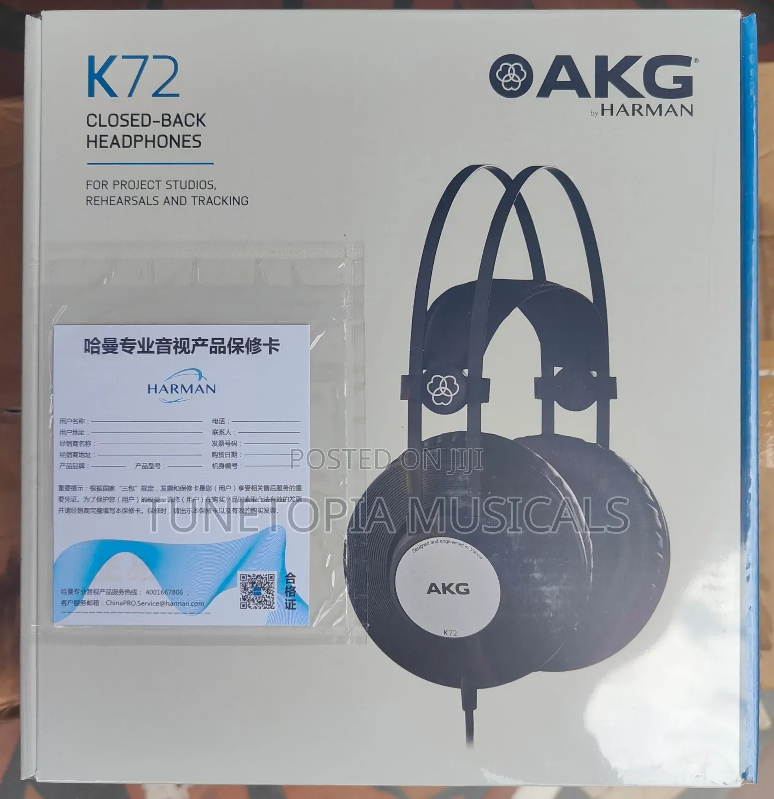 Akg Closed-Back Studio Headphones