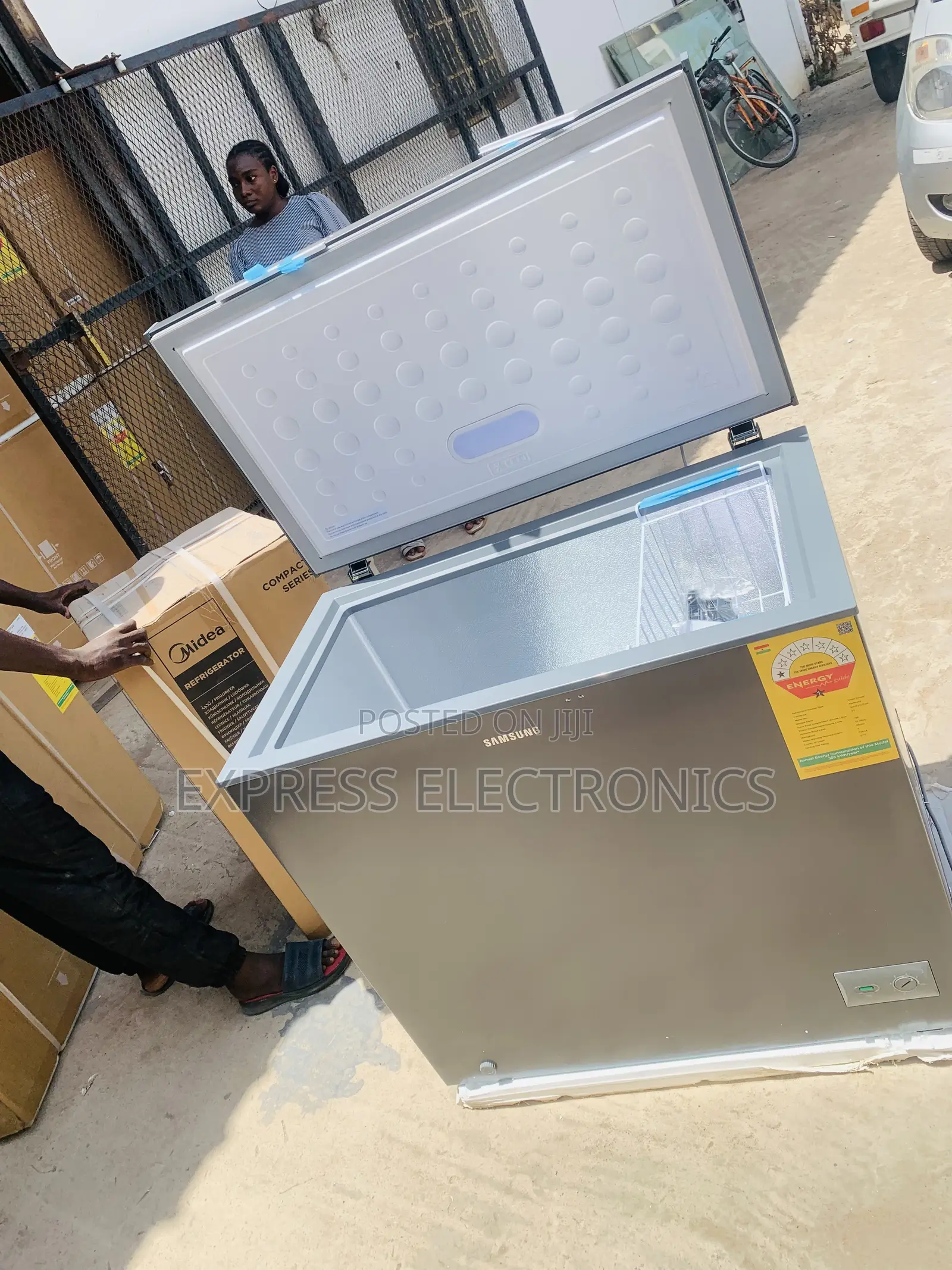 Text Us for Your Chest Freezer Single Door Samsing 198l