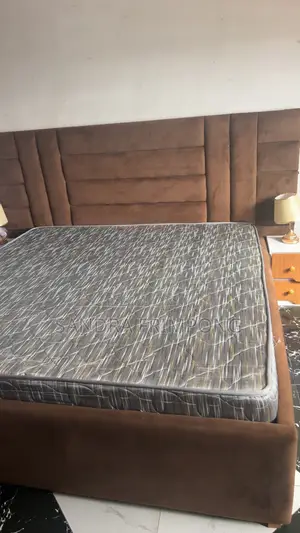 Bed,Mattress and Lamp
