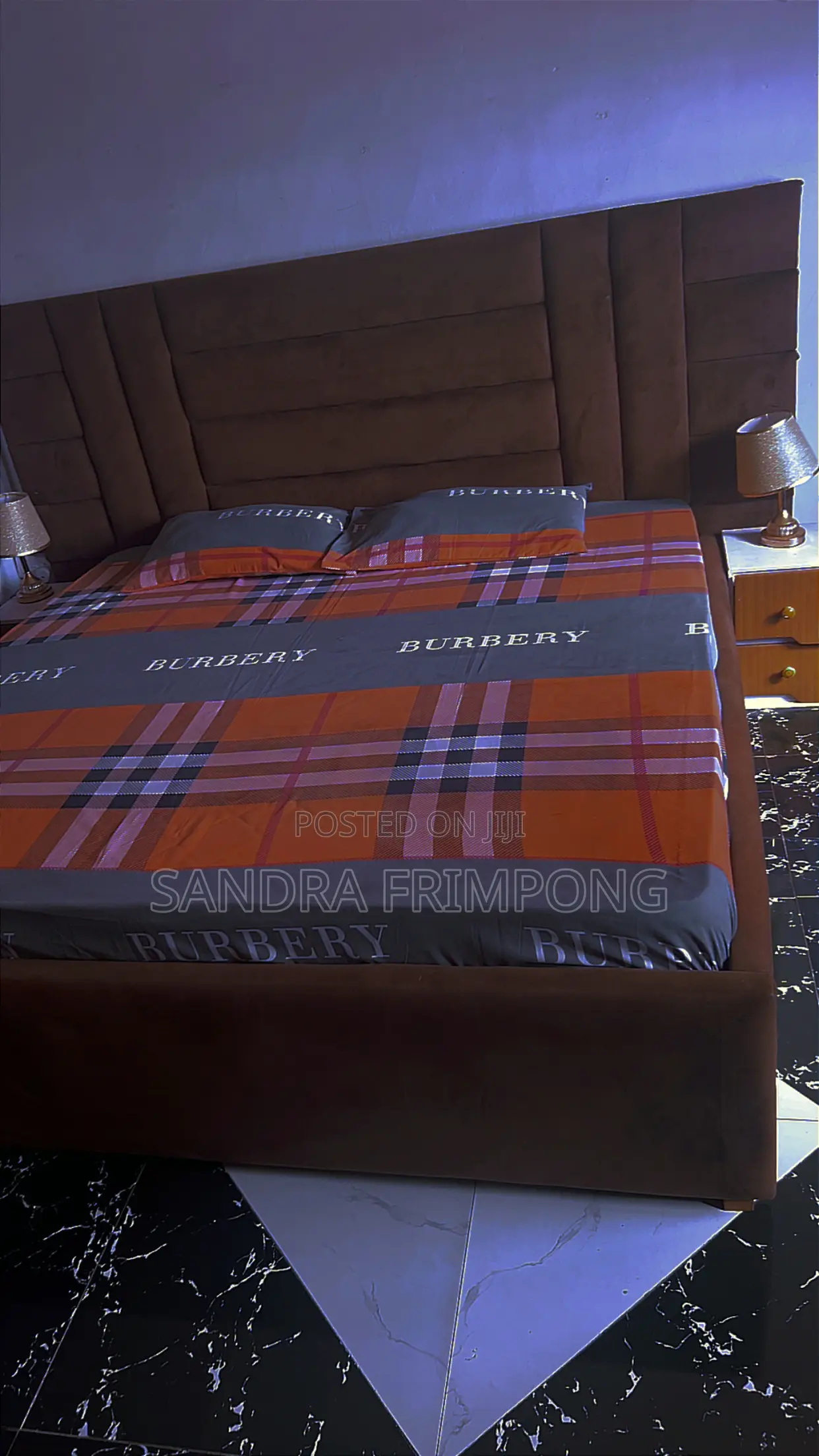 Bed,Mattress and Lamp