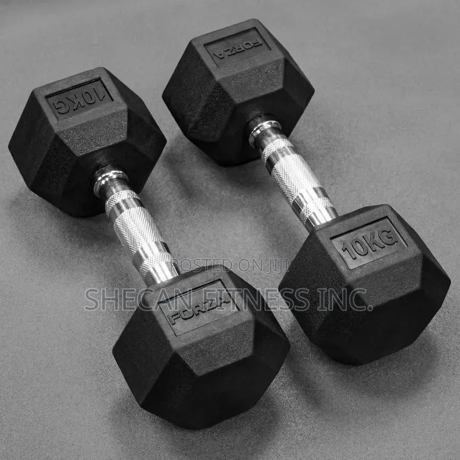 20kg 10kg × 2 Heavy Hex Dumbbells