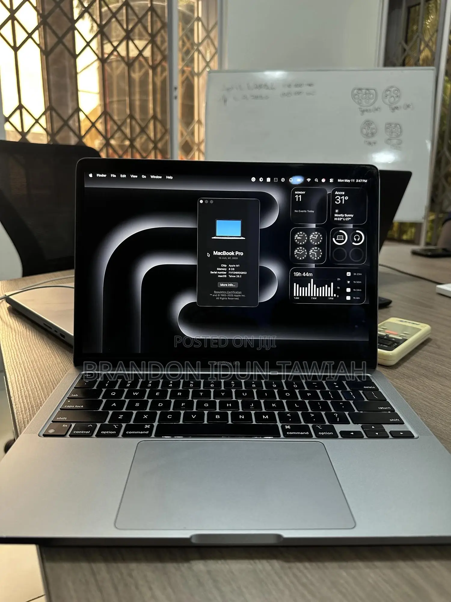 Laptop Apple MacBook Pro 2020 8GB Apple M1 SSD 256GB