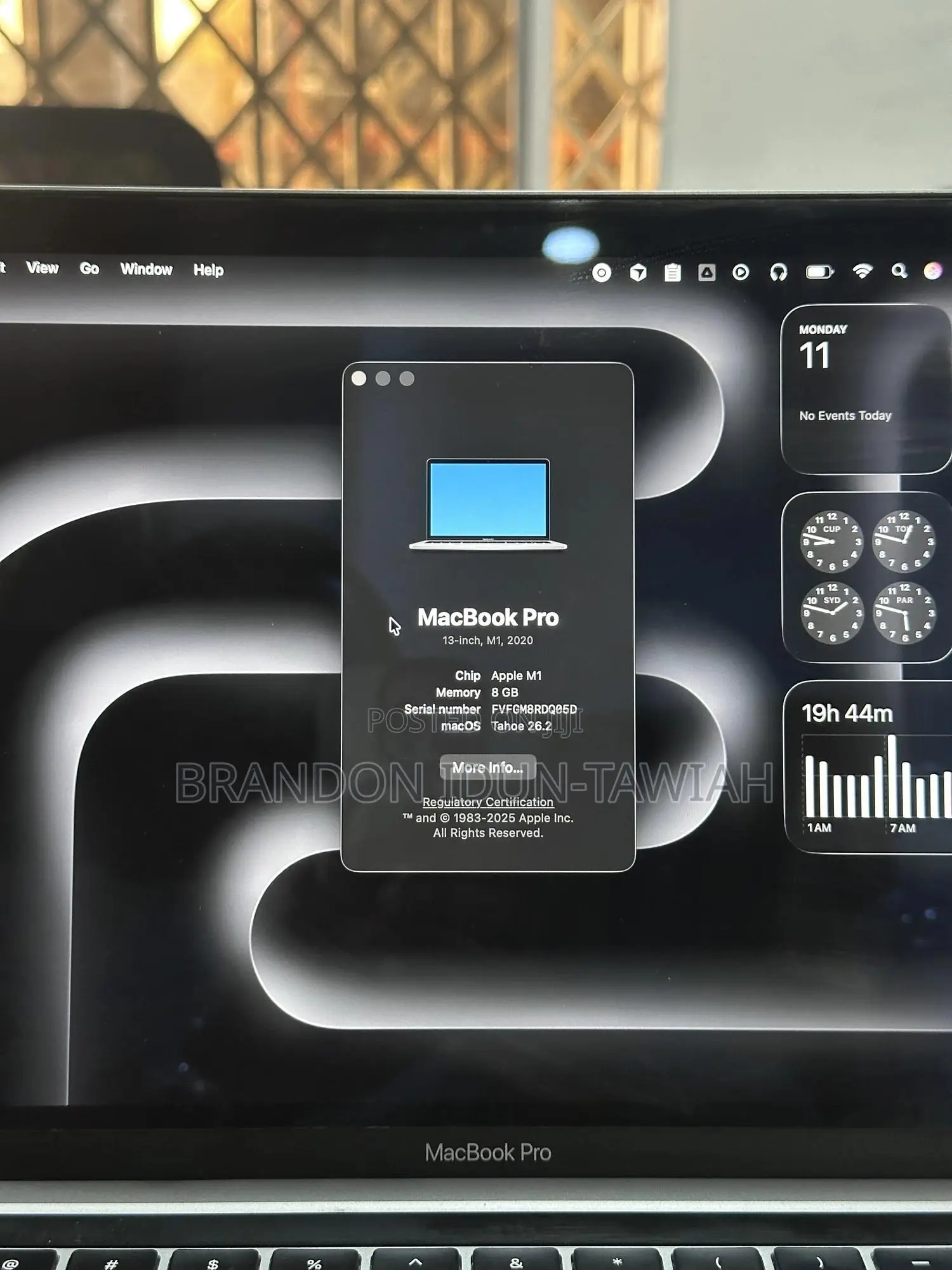 Laptop Apple MacBook Pro 2020 8GB Apple M1 SSD 256GB