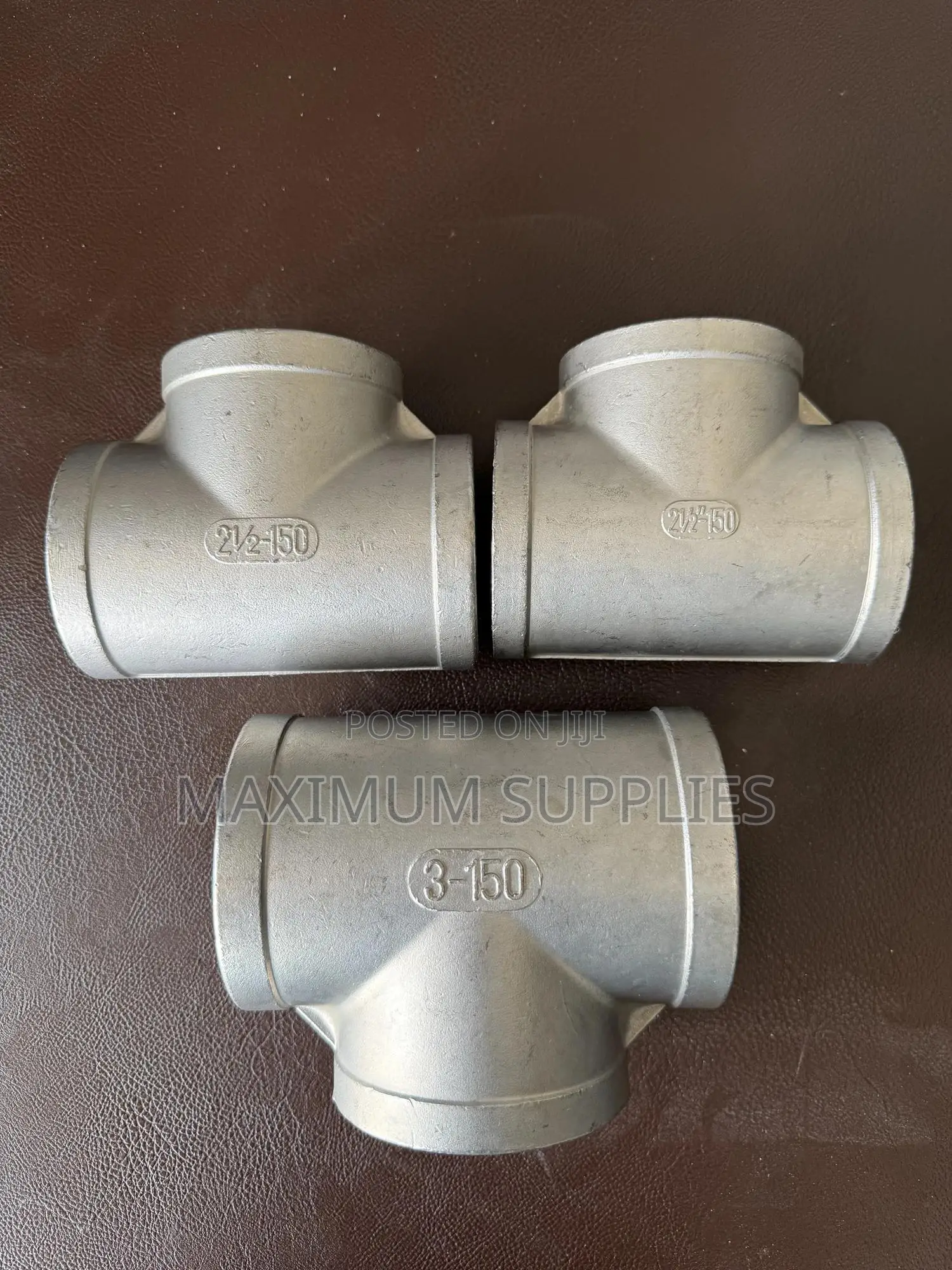 3-inch Stainless Steel Threaded T-piece Pipe Fittings