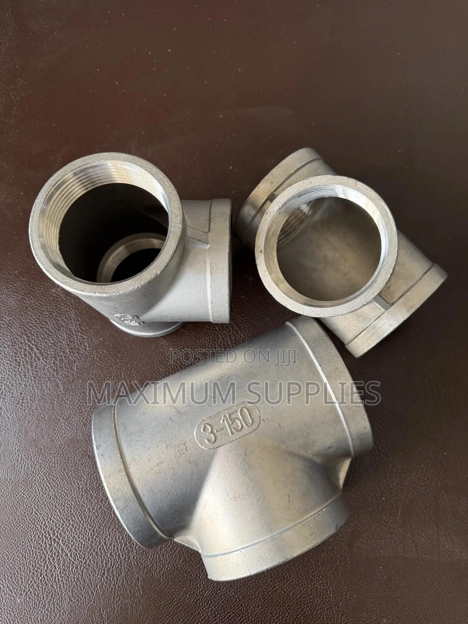 3-inch Stainless Steel Threaded T-piece Pipe Fittings