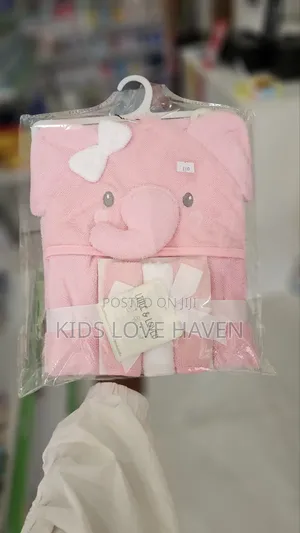 Hooded Towel and Three Wash Cloths