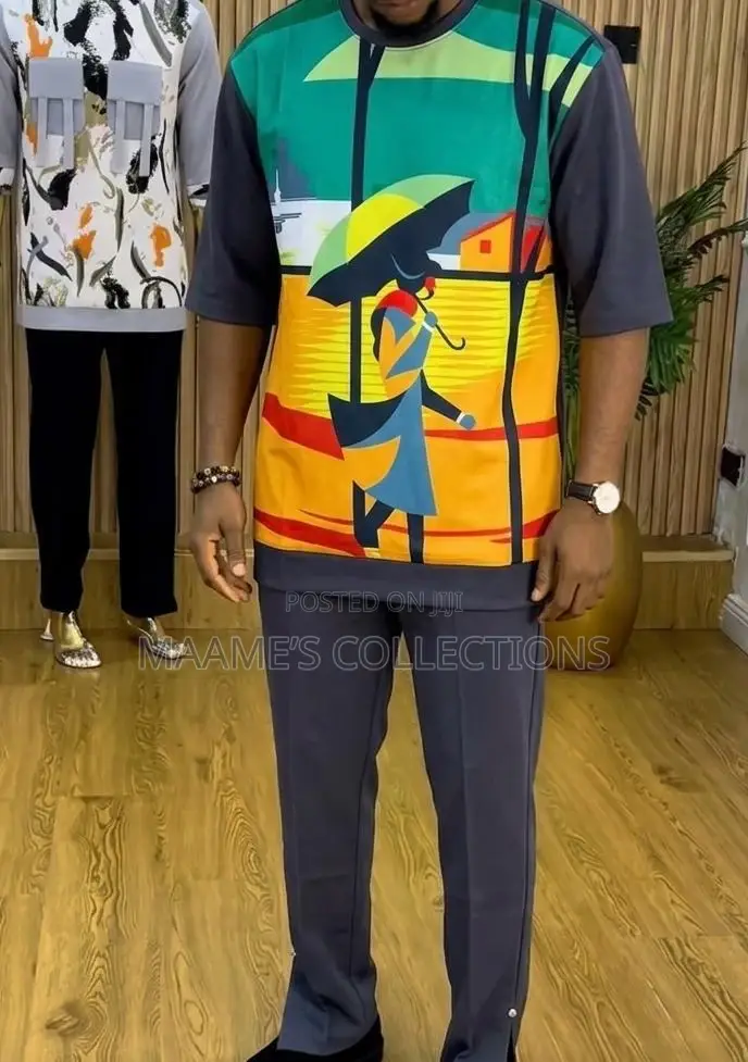 Men’S Kaftan Top and Down ( Size M, L, Xl, XXL Xxl)