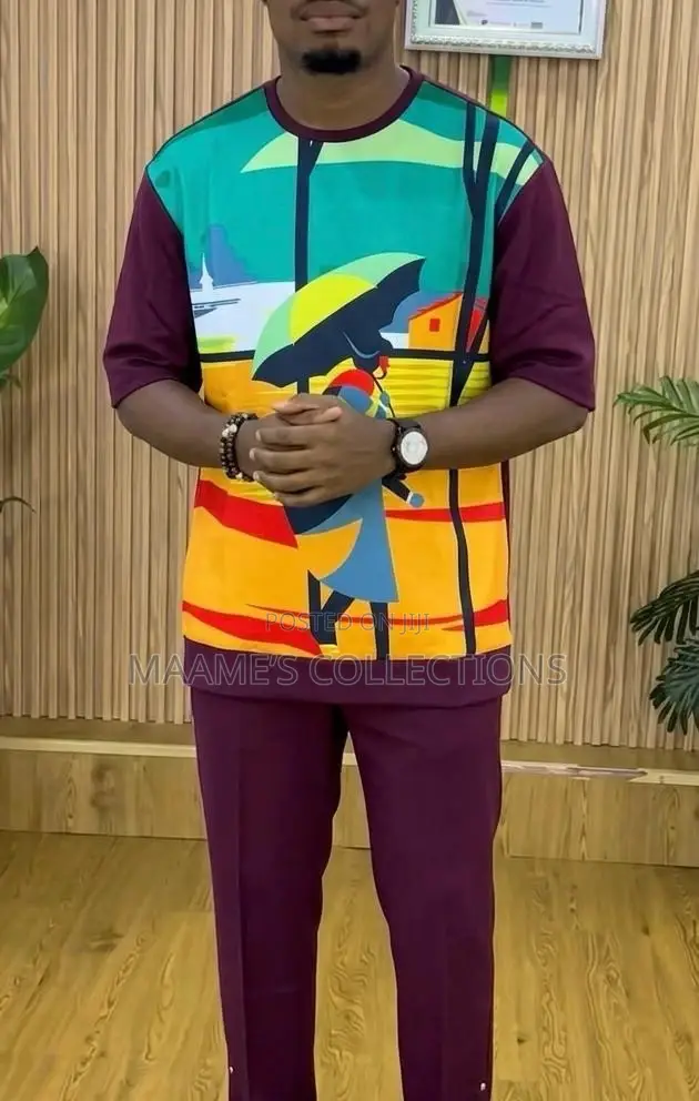 Men’S Kaftan Top and Down ( Size M, L, Xl, XXL Xxl)