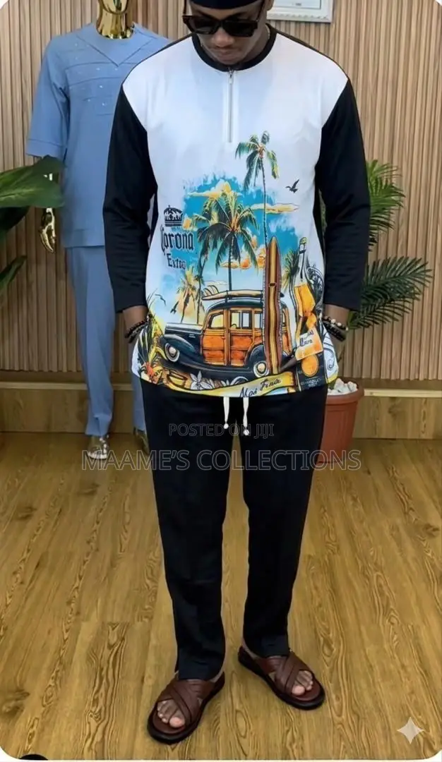 Men’S Kaftan Top and Down ( Size M, L, Xl, XXL Xxl)
