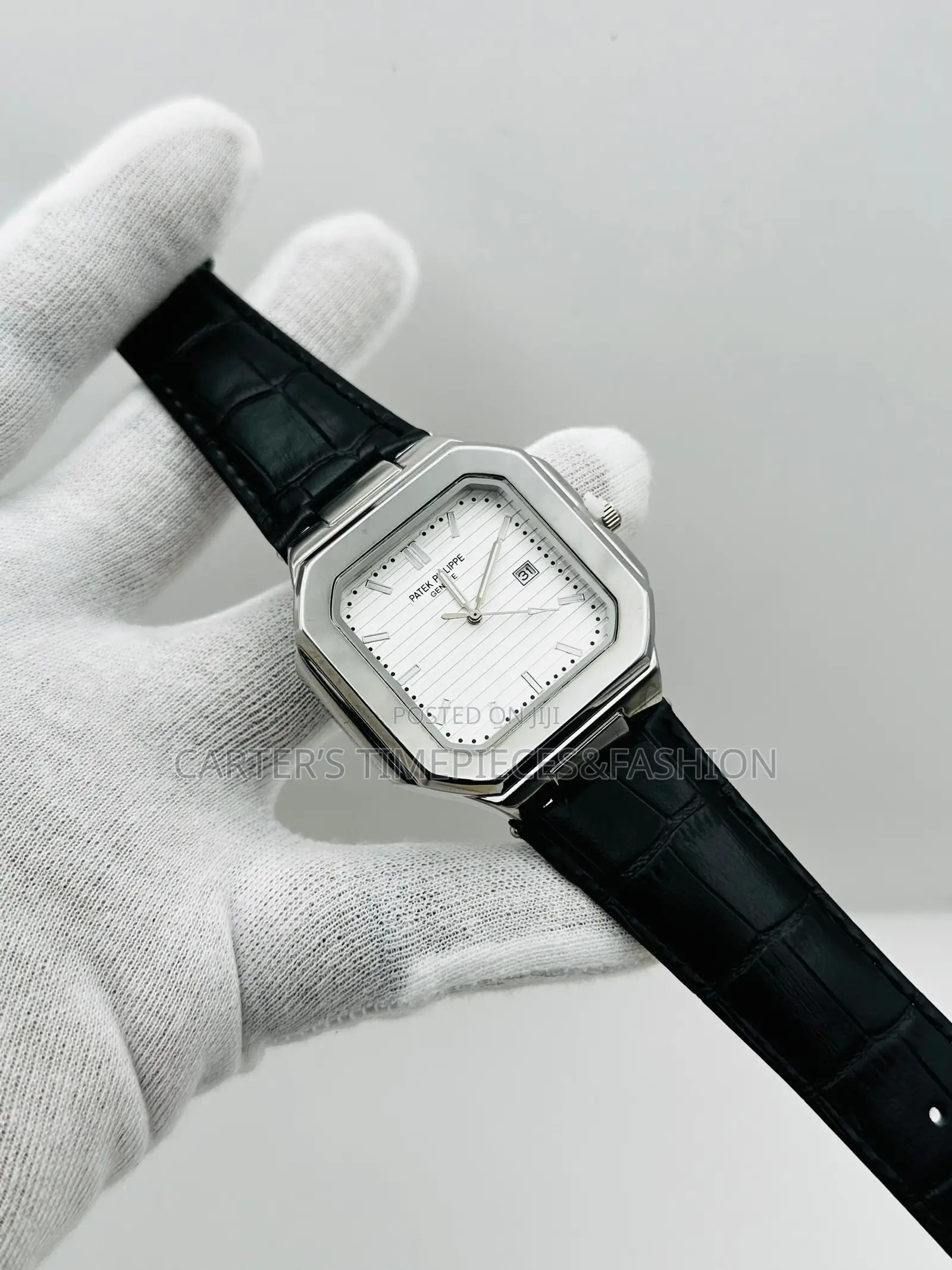 Patek Phillipe Geneve Leather Watch