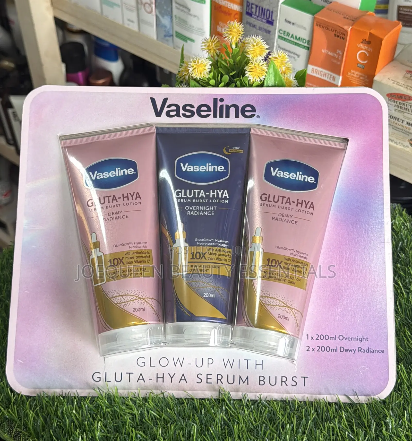 Vaseline Gluta Hya Lotion Set