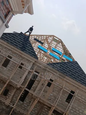 Eurotiles Stone Coated Roofing Tiles Installation in Ghana