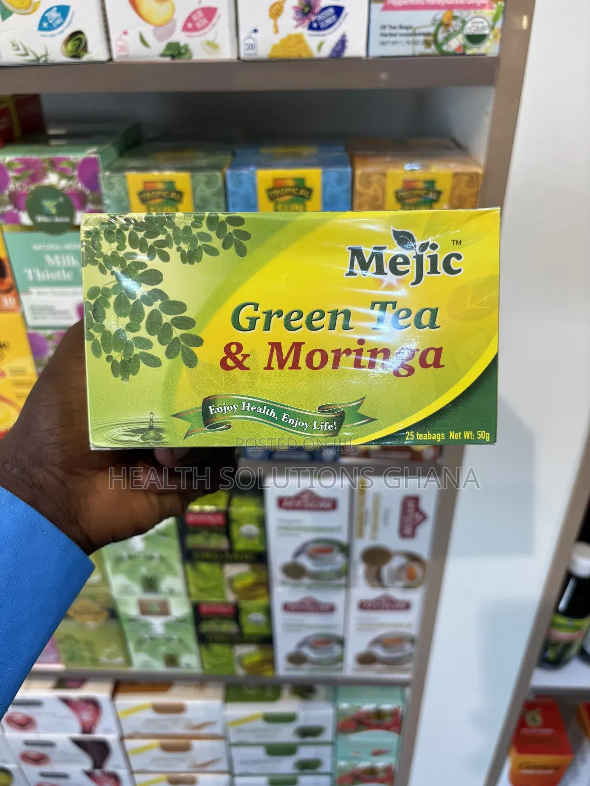 Green Tea Moringa for Energy, Detox Wellness Support