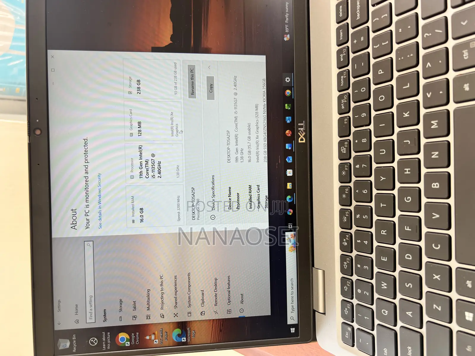 Laptop Dell Precision 3561 16GB Intel Core i5 SSD 256GB