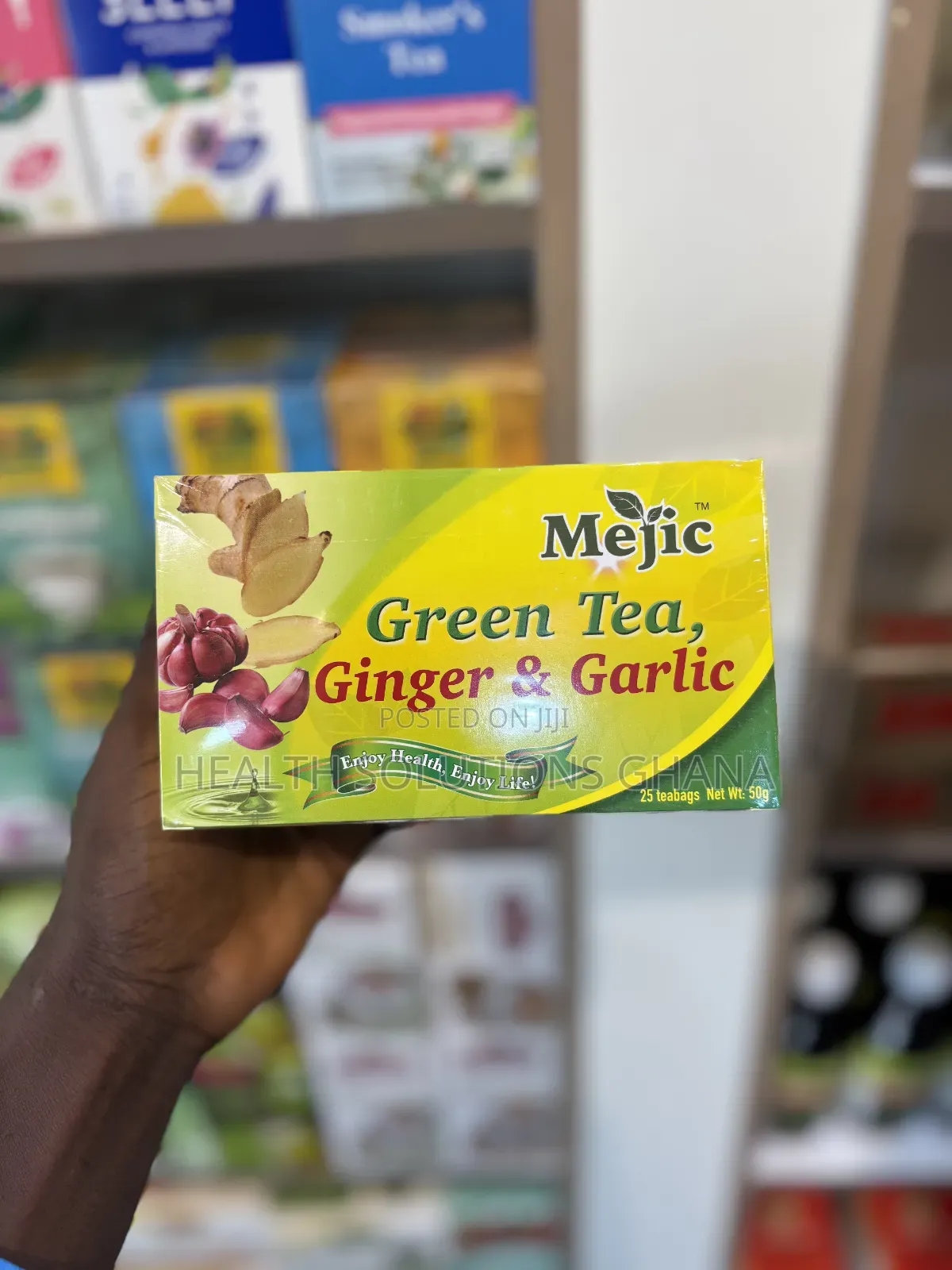 Green Tea Ginger Garlic for Heart Wellness Support