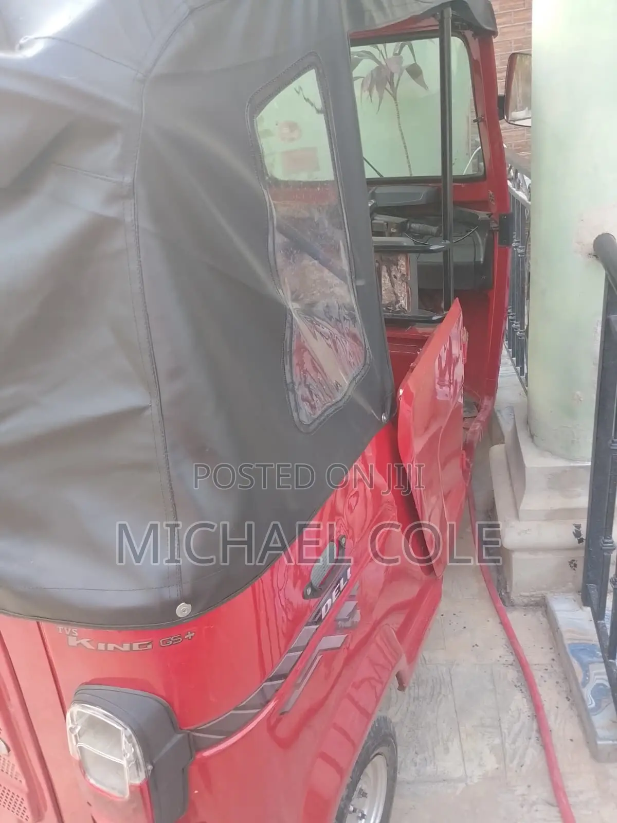 TVS King Deluxe Plus iTouch Start 2024 Red