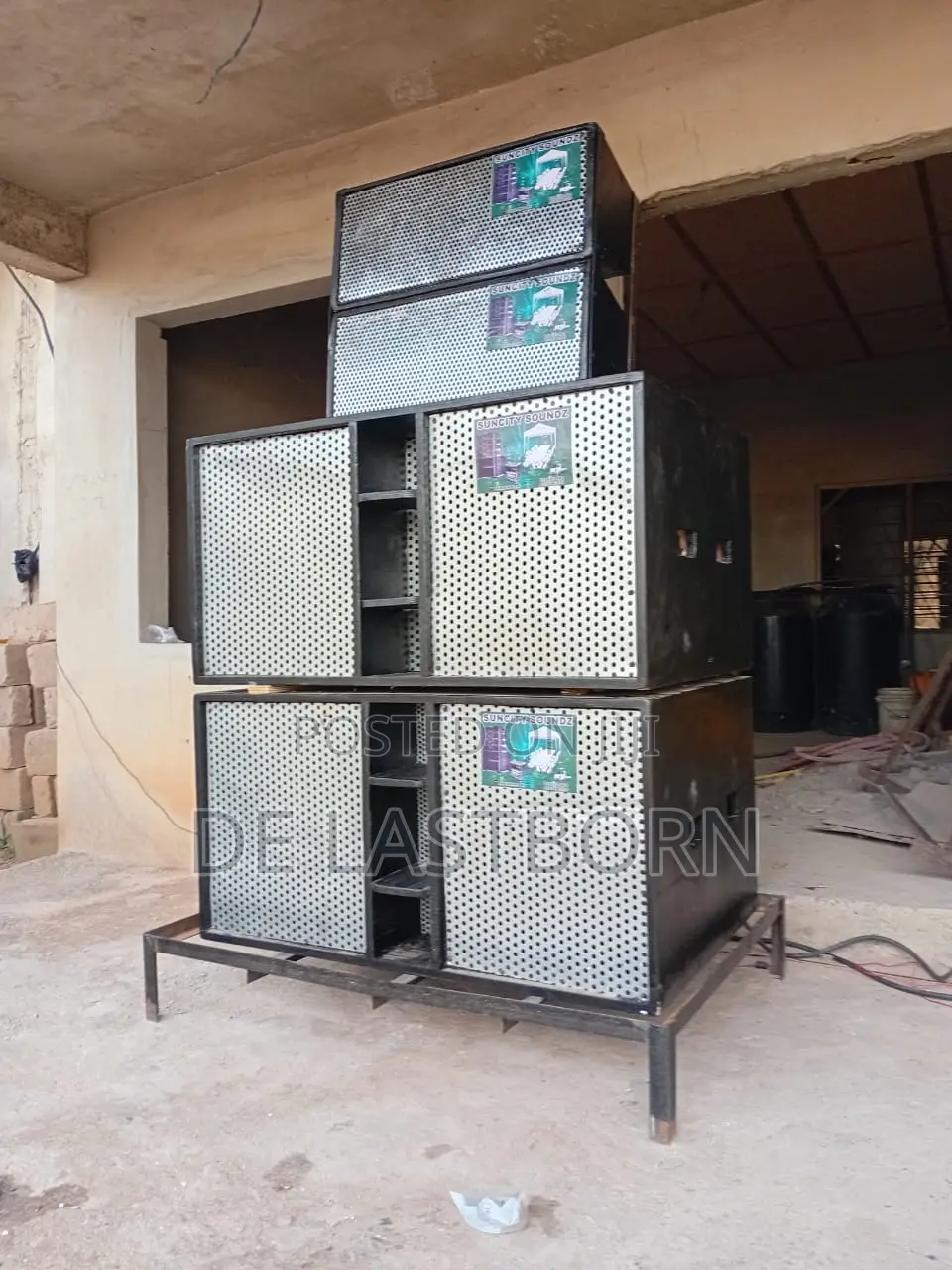 Custom Built Pa Sound System With Drivers Complete Set