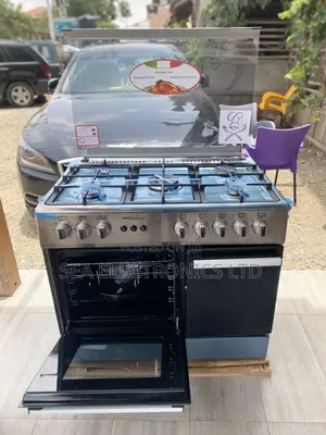 Mediatech 5 Burner Oven and Grill Silver