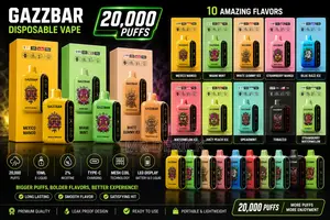 Gazzbar Disposable Vape – 20,000 Puffs