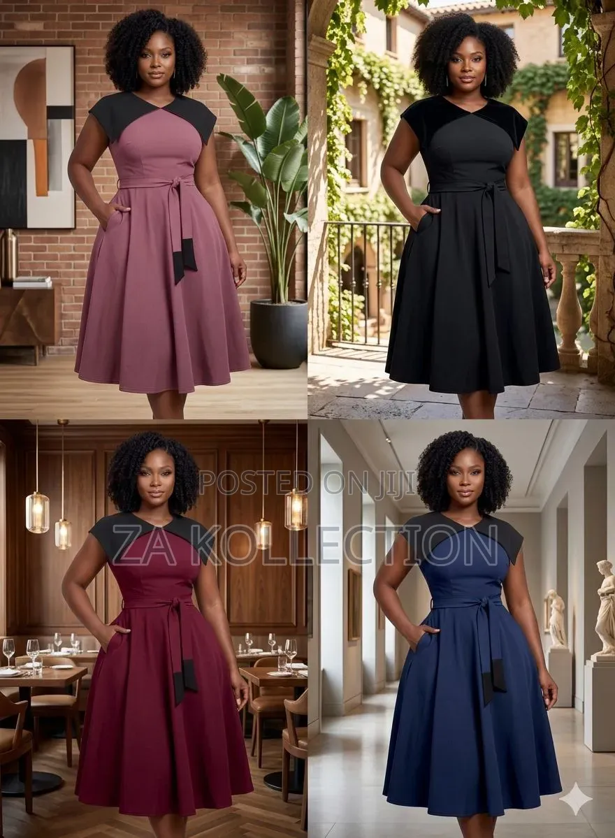 High End Ladies Official Flare Dress