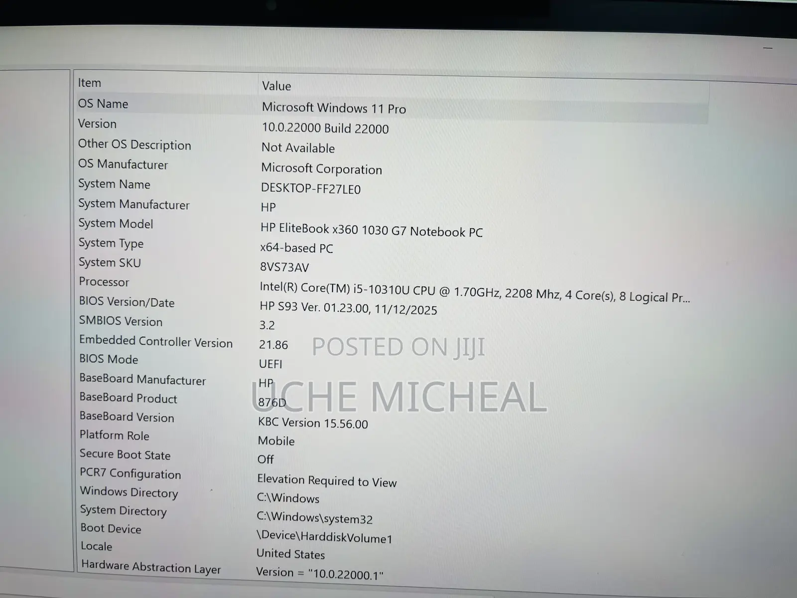 Laptop HP EliteBook x360 1030 G7 16GB Intel Core i5 SSD 512GB