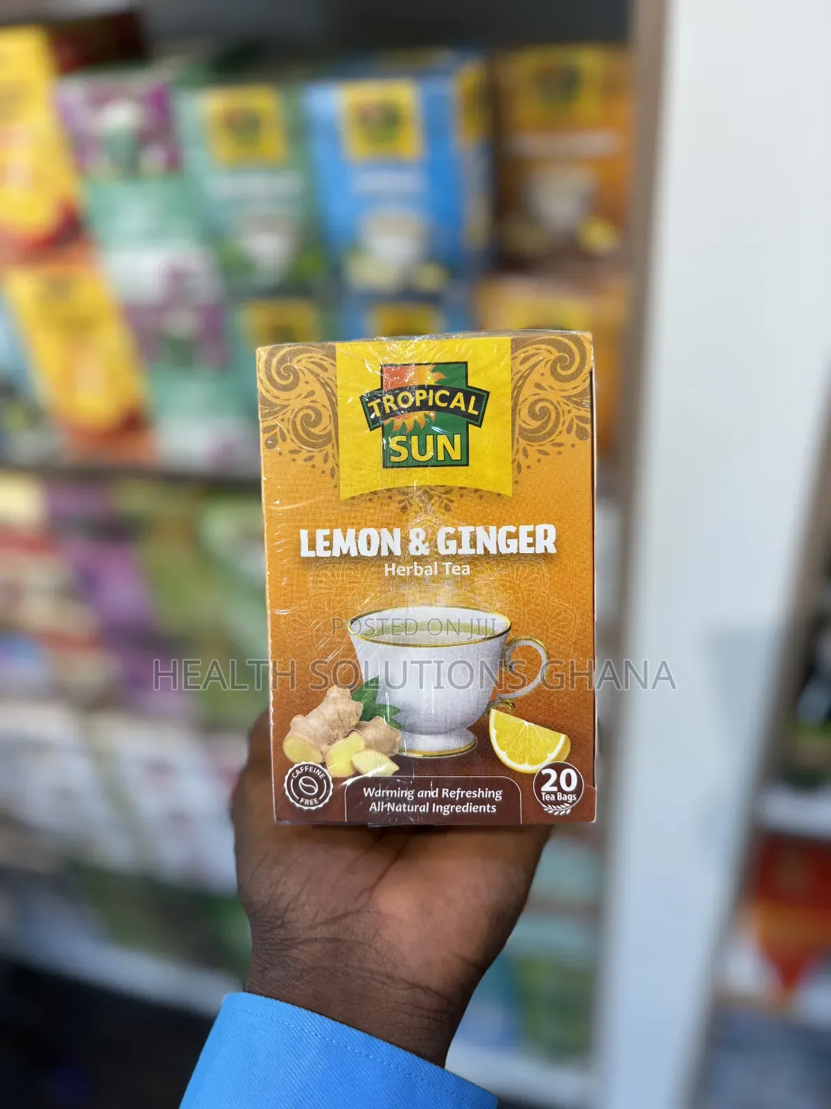 Lemon Ginger Herbal Tea for Digestion Immune Support