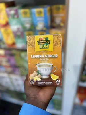 Lemon Ginger Herbal Tea for Digestion Immune Support