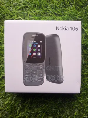 New Nokia 106 Black
