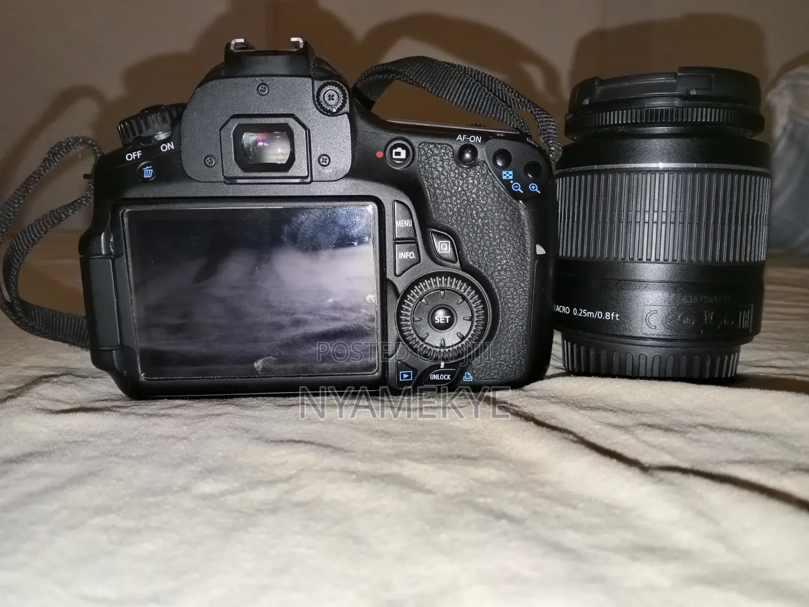 Canon Eos 60d Camera Body And 58mm Lens