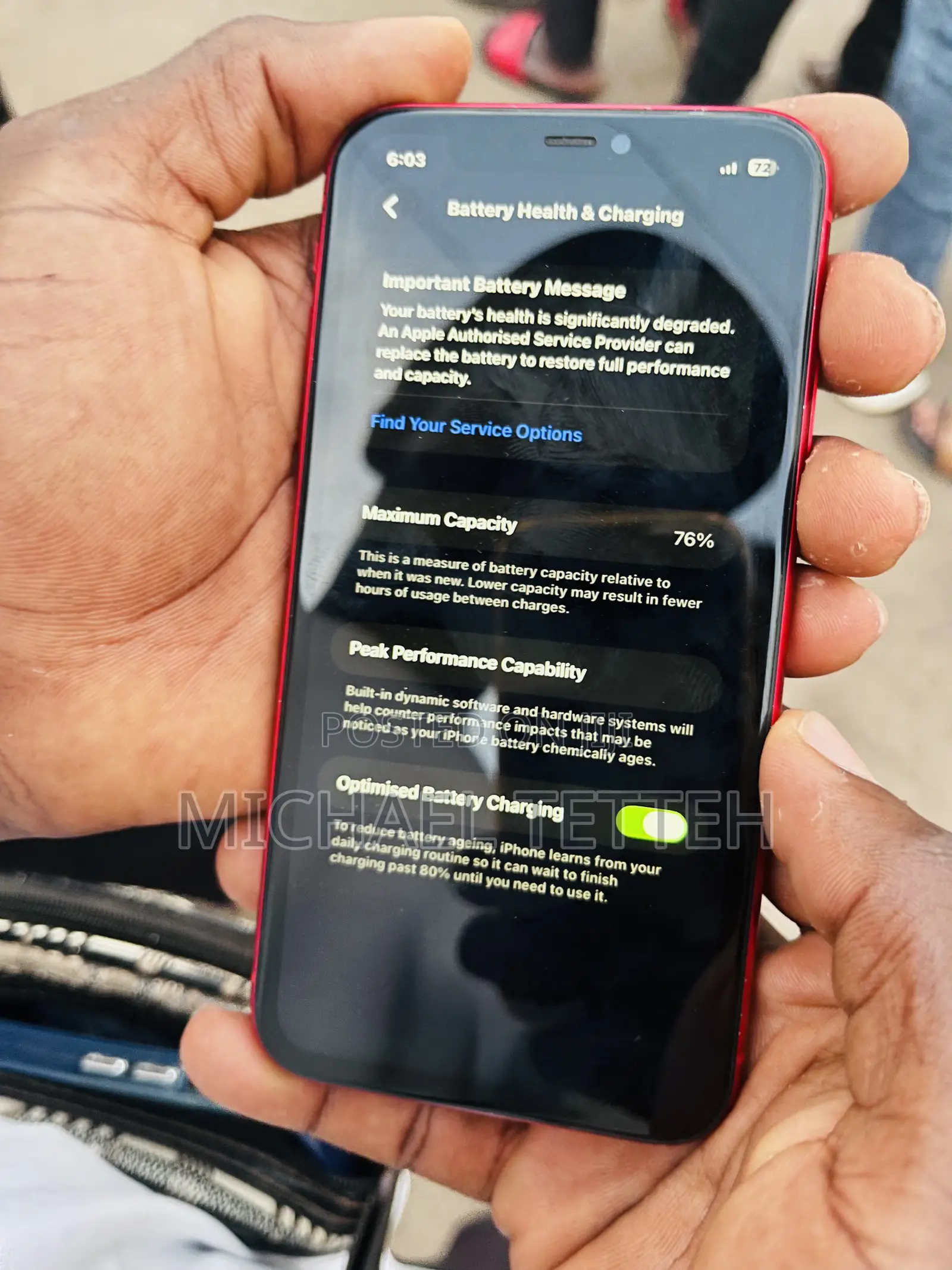 Apple iPhone 11 64 GB Red