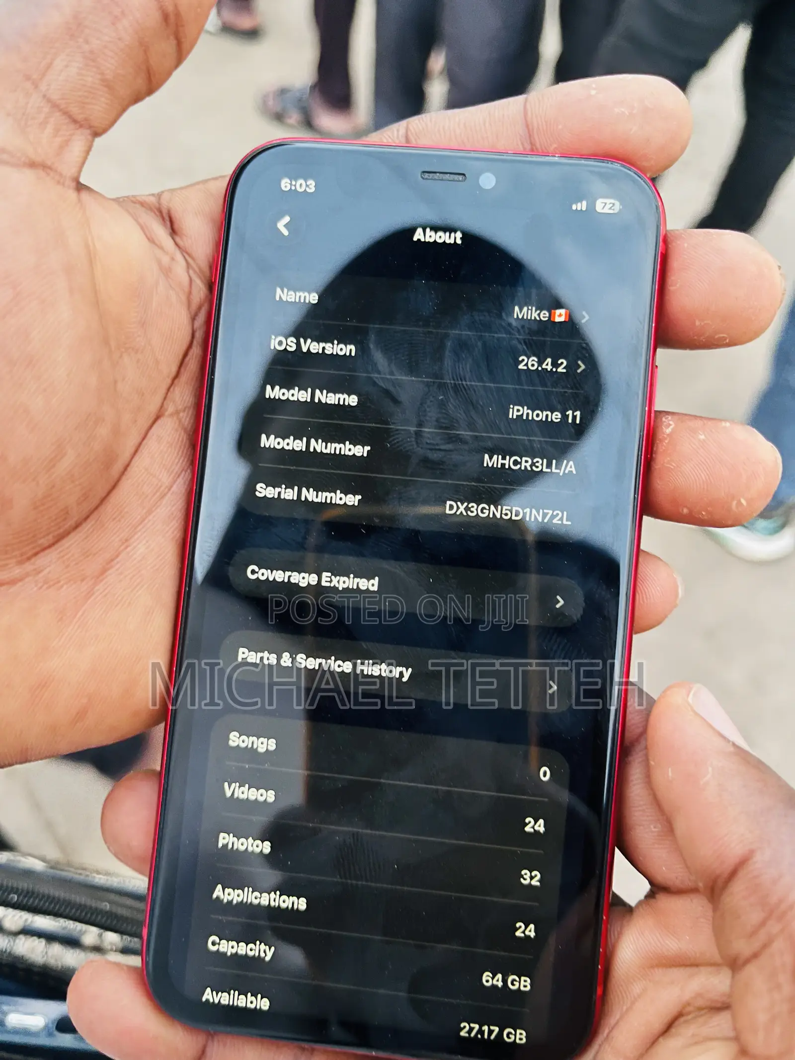 Apple iPhone 11 64 GB Red