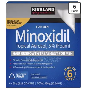 Kirkland Minoxidil Foam 5% for Men - 1 Month Supply / 1 Bottle