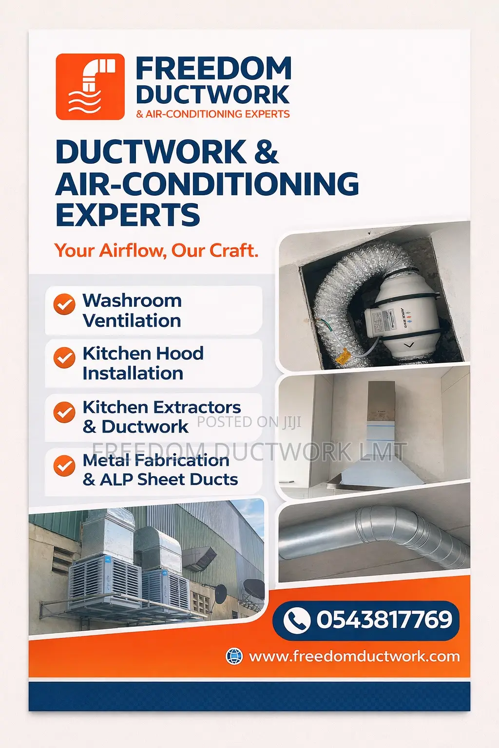 Ventilation System and Fabrication of Ductwork